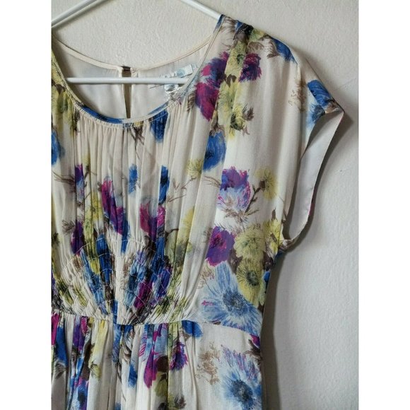 BODEN CECILY Special occasion DRESS WH597 SIZE US 4 Multi-color Floral NWT lined - Picture 2 of 7